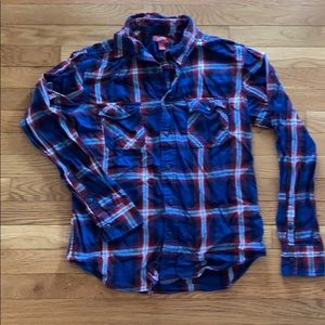 flannel button up, Medium.